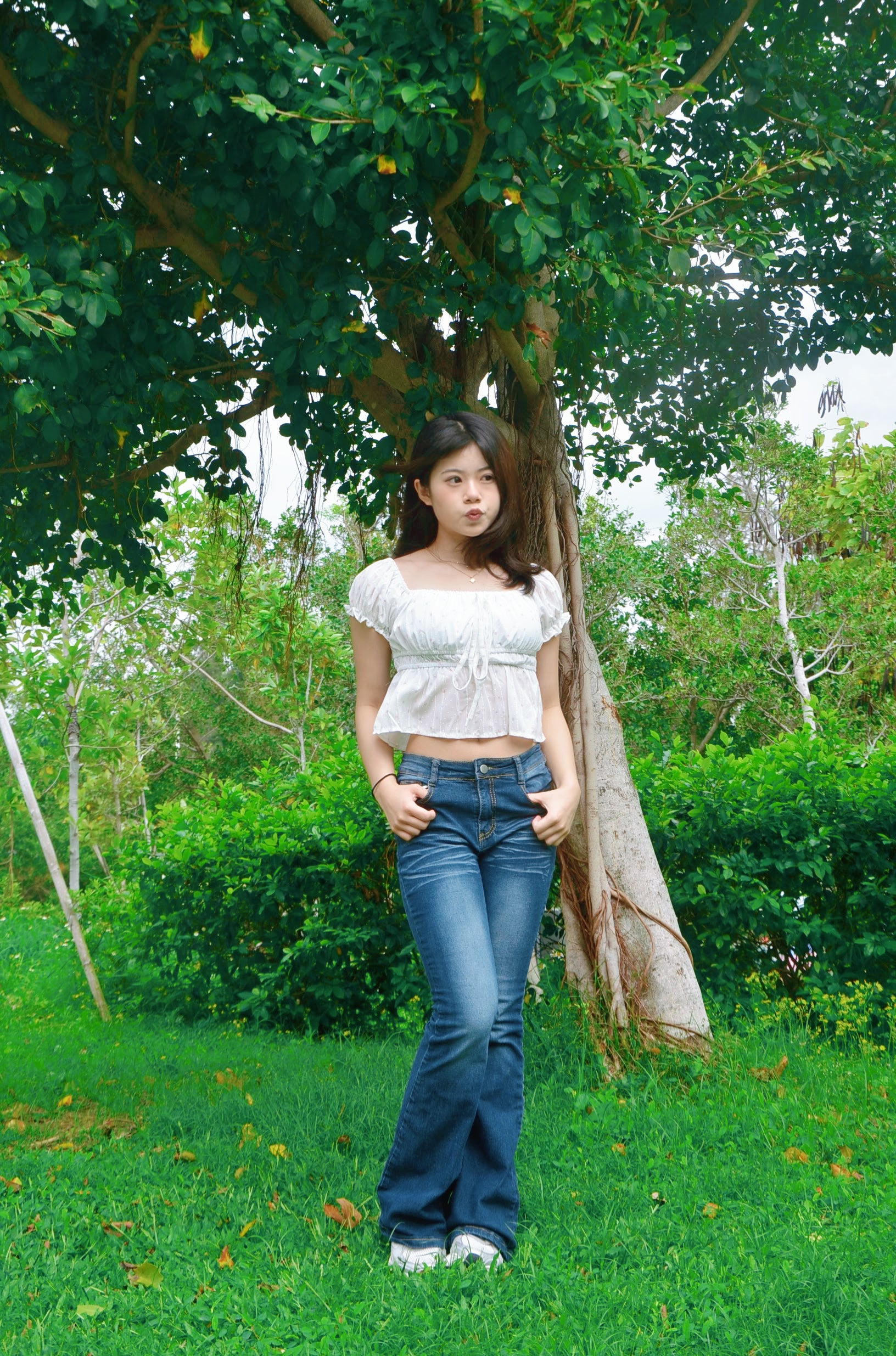 《泰國製造》粉彩色波點上衣