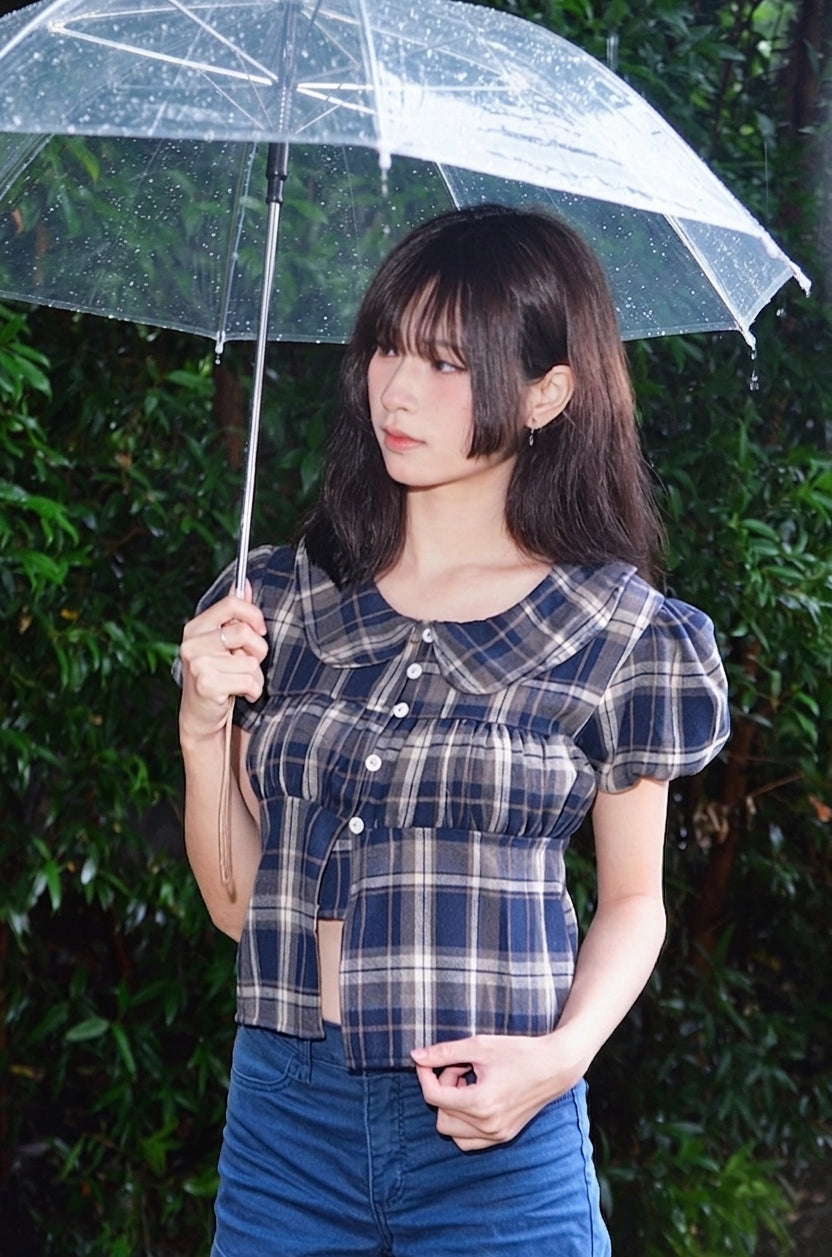 《泰國製造》格仔圖案裇衫
