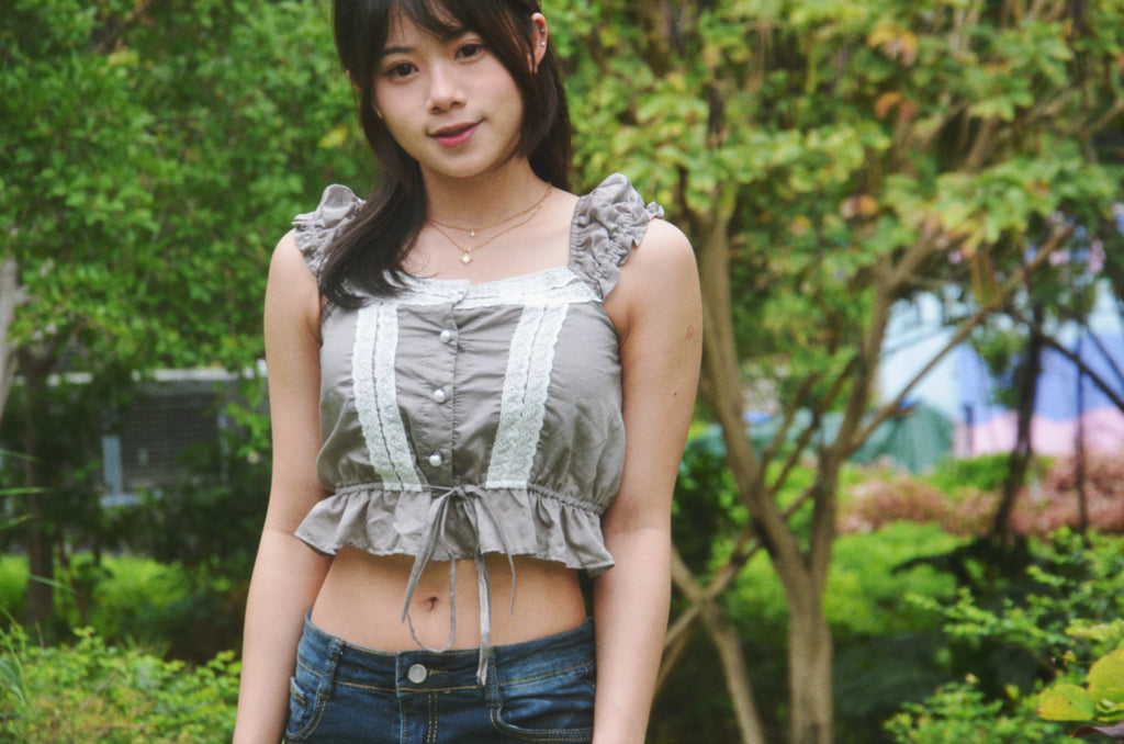 《泰國製造》灰色喱士上衣