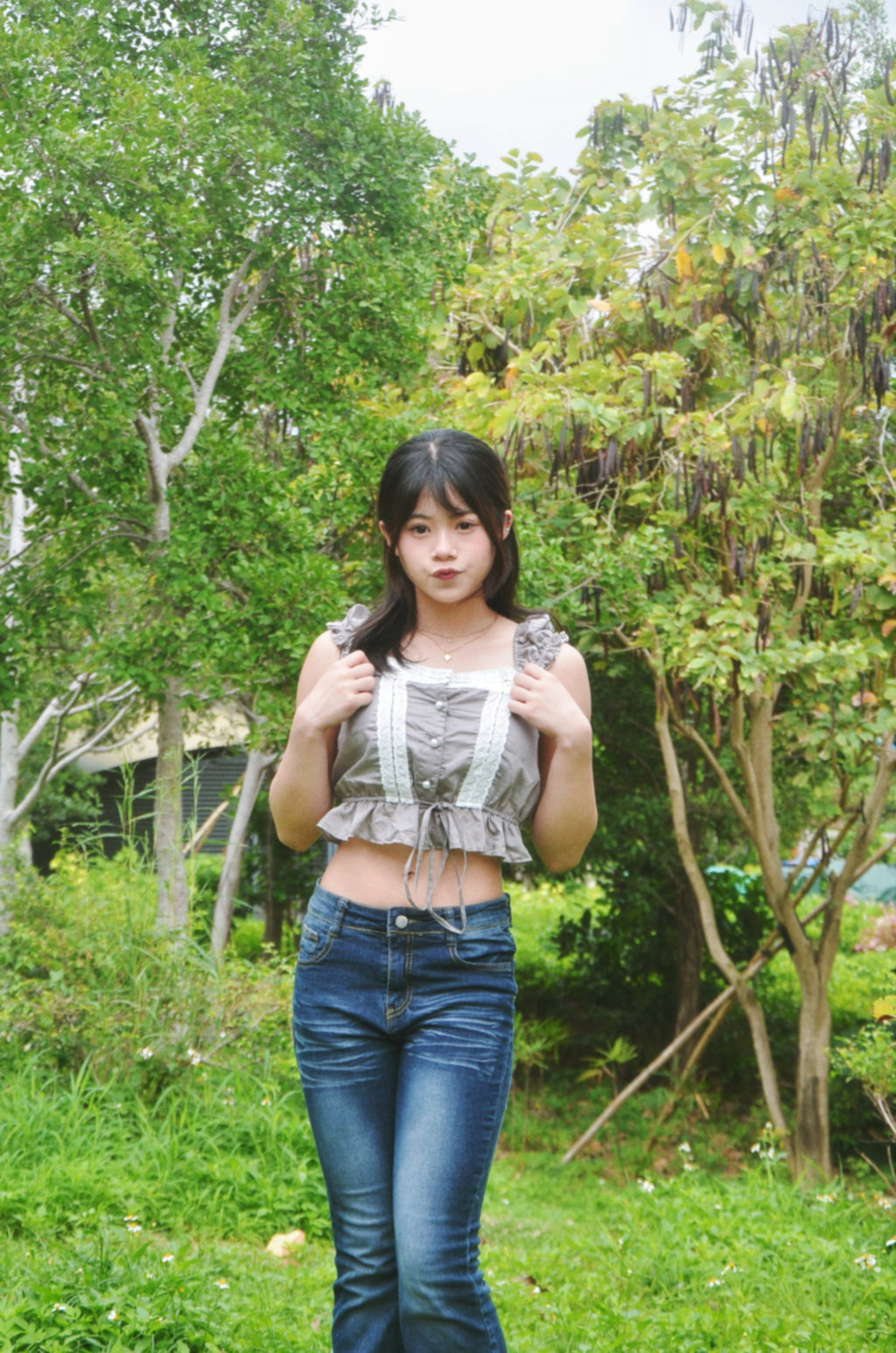 《泰國製造》灰色喱士上衣