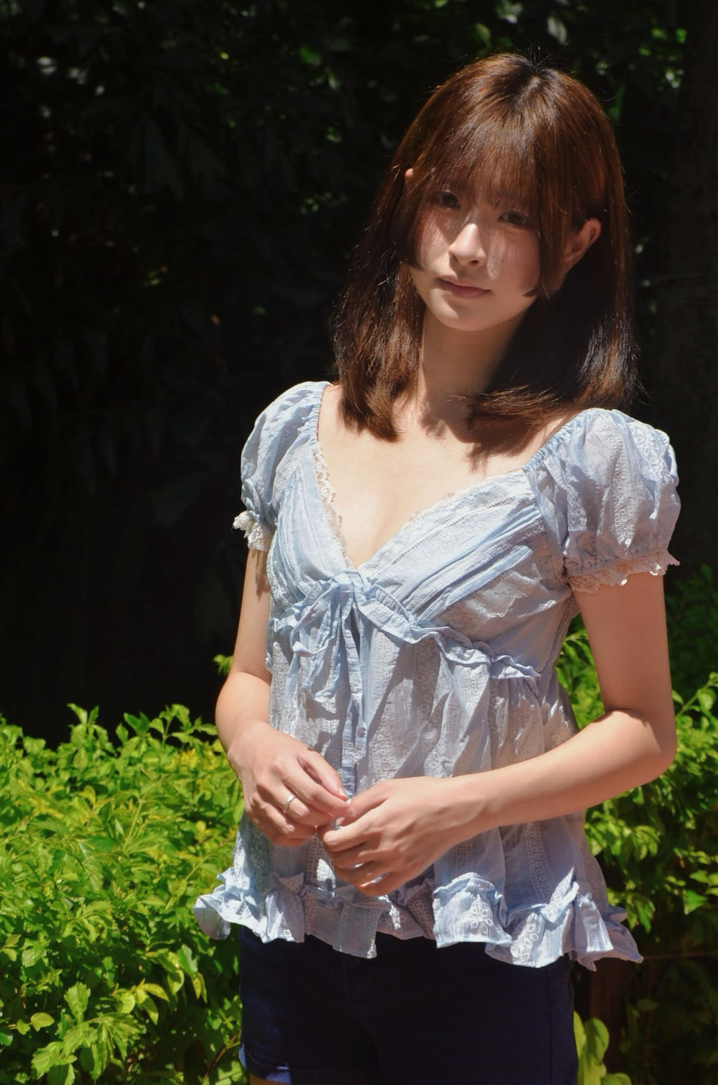 《泰國製造》lace花邊上衣