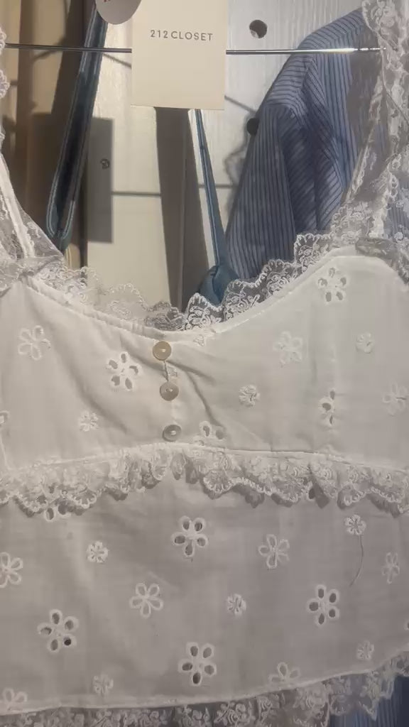 《泰國製造》lace肩帶背心